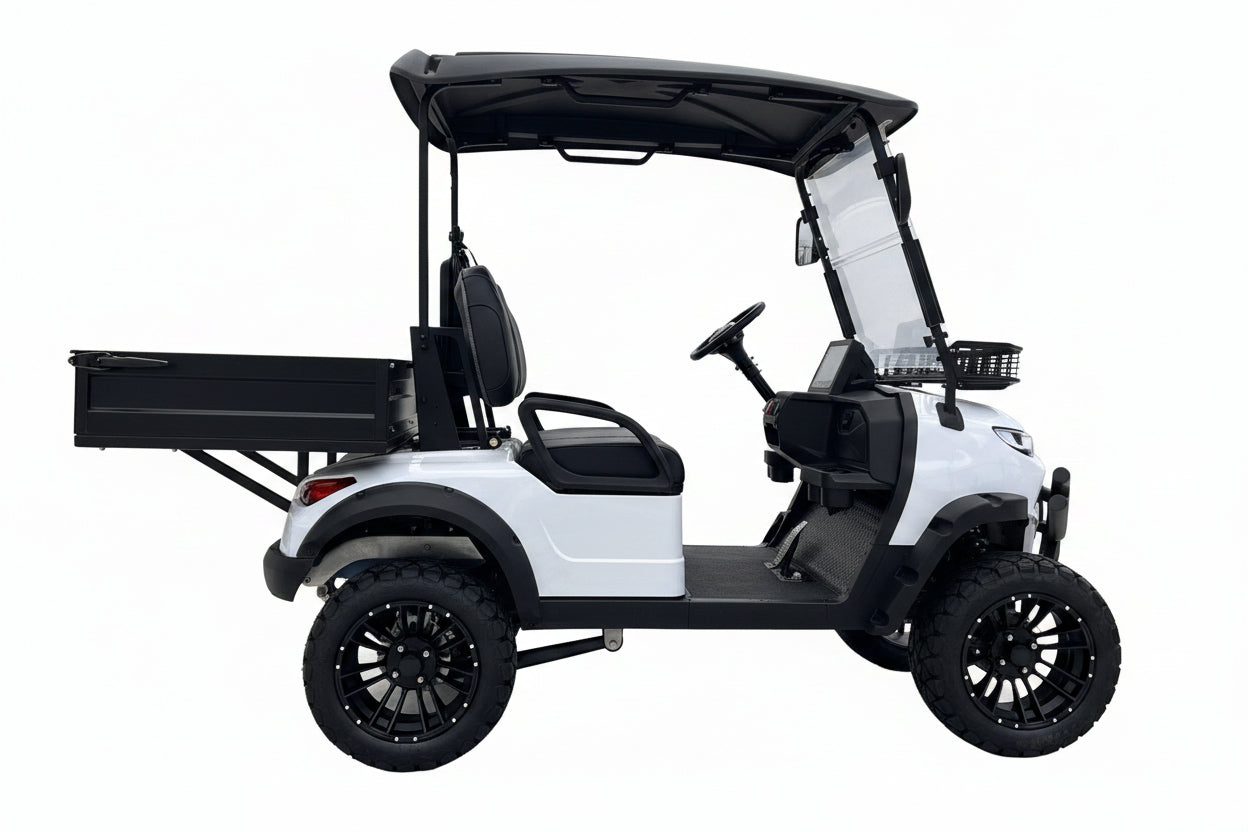 2-Seater Electric Utility Buggy with Tray – JSH0707