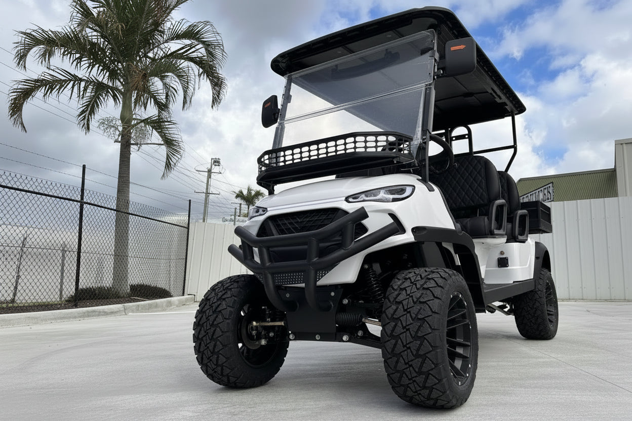 4-Seater Electric Utility Buggy with Tray - JSH0709