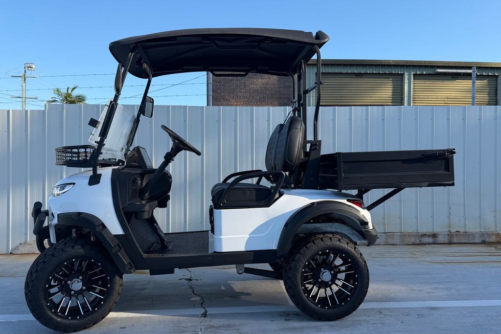 2-Seater Electric Utility Buggy with Tray – JSH0707