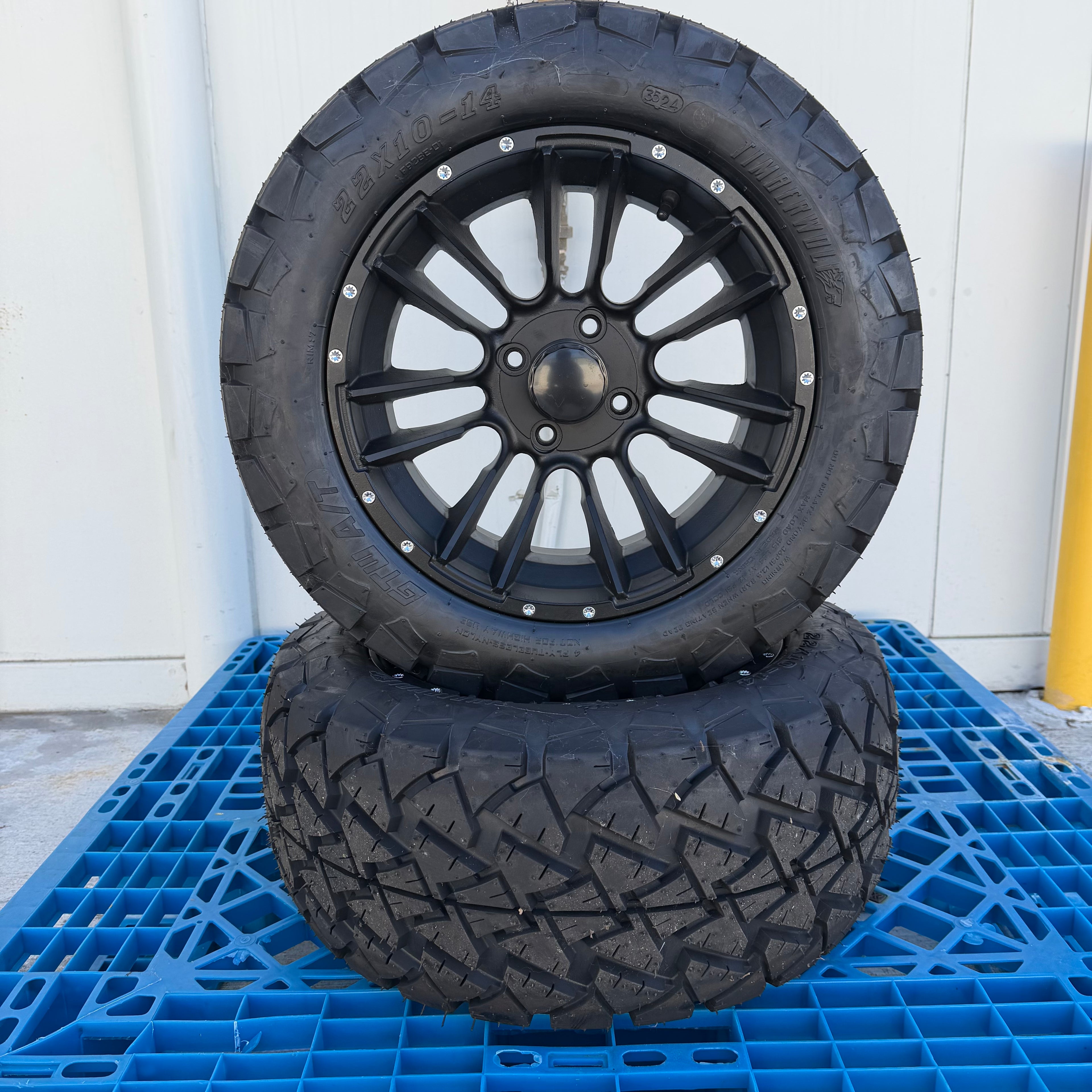 14” Aluminium Mag Wheels with All-Terrain Tyres